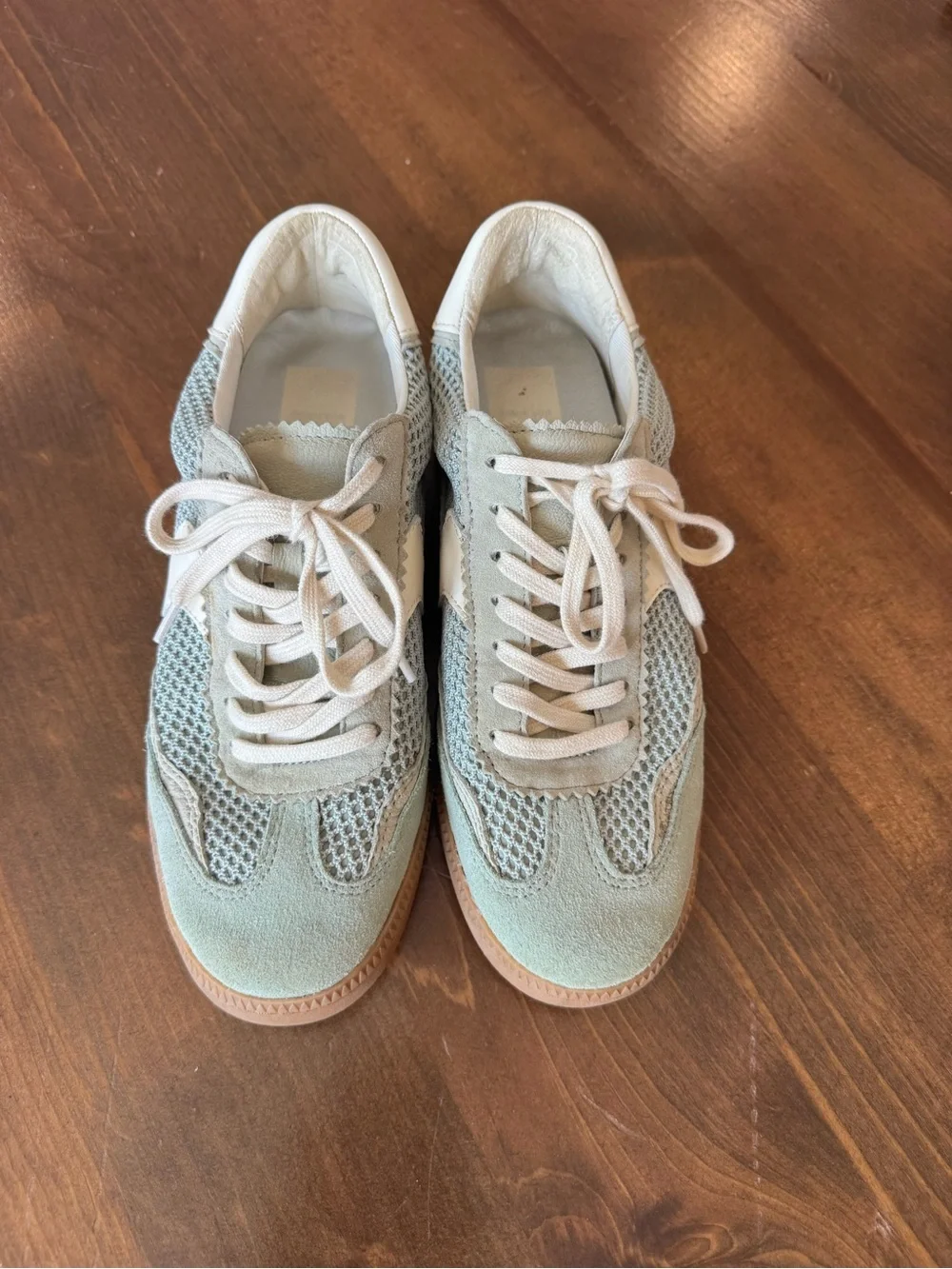 Dolce vita notice mesh and suede sneakers